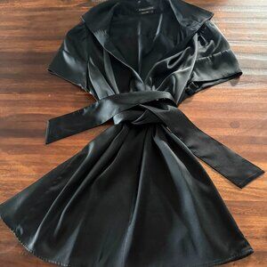 BCBGMAXAZRIA black satin top Womans Size S